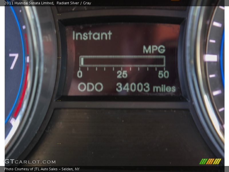 Radiant Silver / Gray 2011 Hyundai Sonata Limited