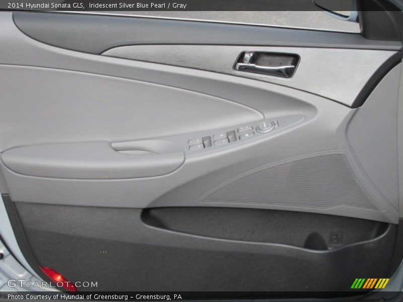 Iridescent Silver Blue Pearl / Gray 2014 Hyundai Sonata GLS