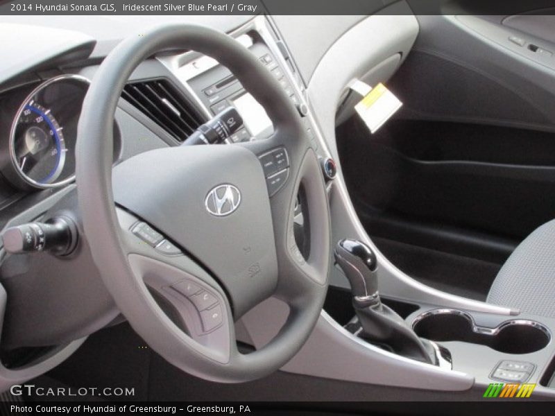Iridescent Silver Blue Pearl / Gray 2014 Hyundai Sonata GLS
