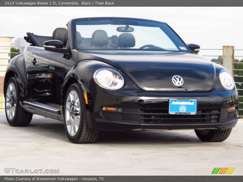 Black / Titan Black 2014 Volkswagen Beetle 2.5L Convertible