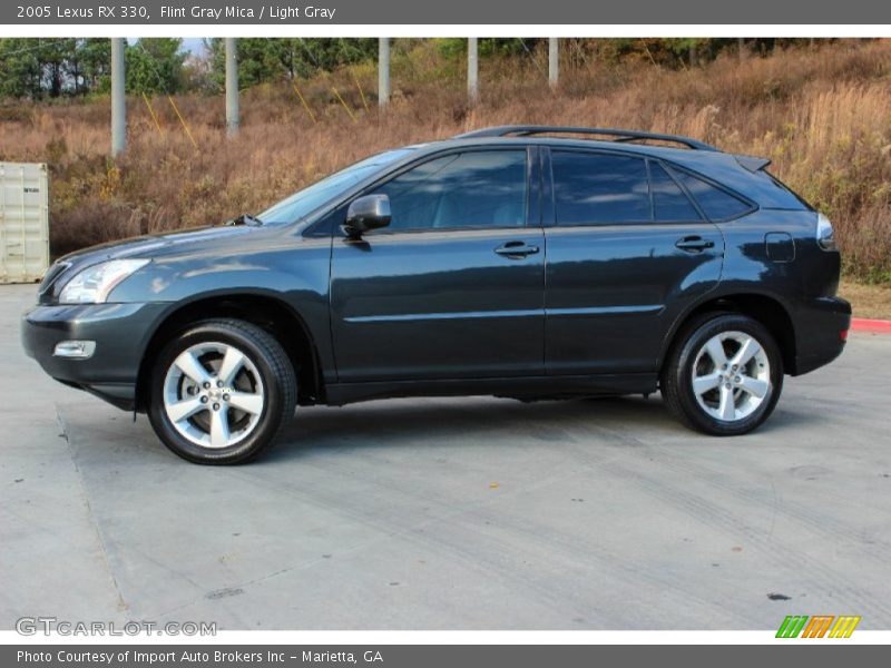 Flint Gray Mica / Light Gray 2005 Lexus RX 330