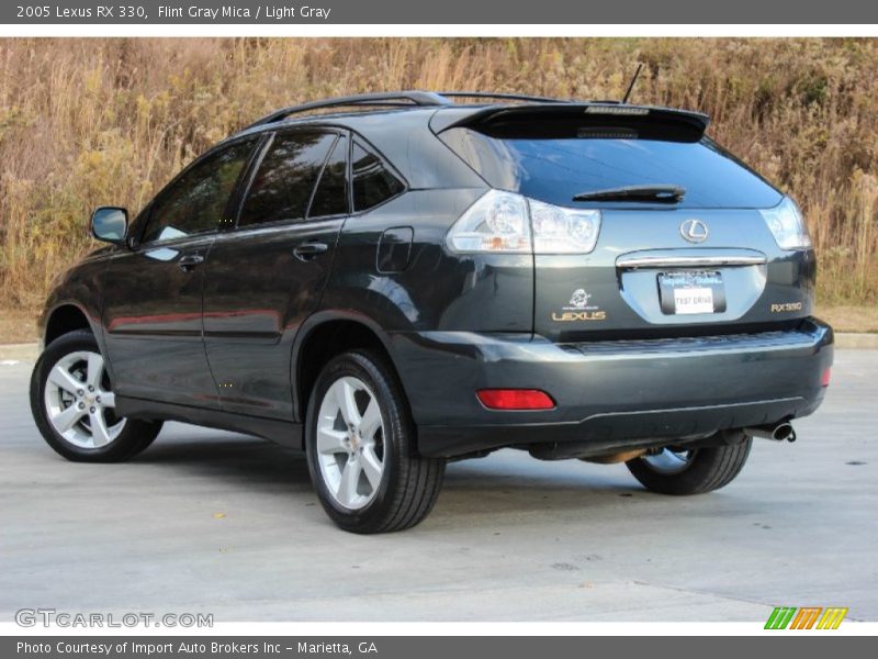 Flint Gray Mica / Light Gray 2005 Lexus RX 330