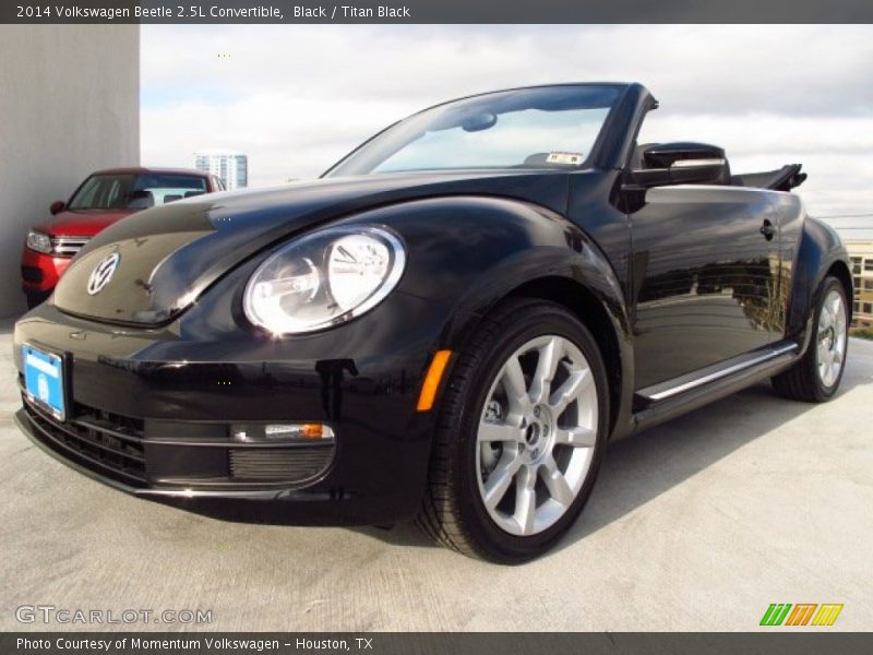 Black / Titan Black 2014 Volkswagen Beetle 2.5L Convertible