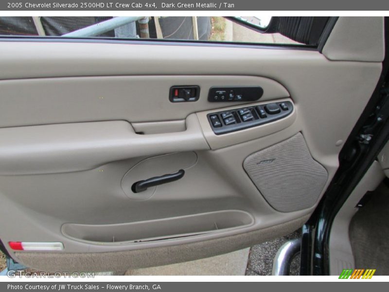 Dark Green Metallic / Tan 2005 Chevrolet Silverado 2500HD LT Crew Cab 4x4