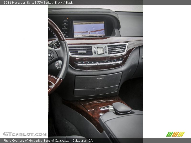 Black / Black 2011 Mercedes-Benz S 550 Sedan