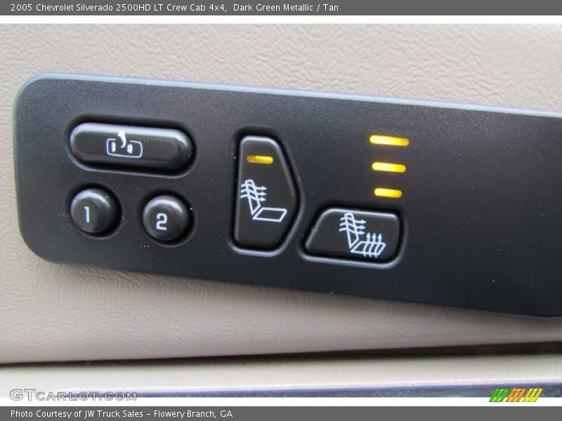 Dark Green Metallic / Tan 2005 Chevrolet Silverado 2500HD LT Crew Cab 4x4