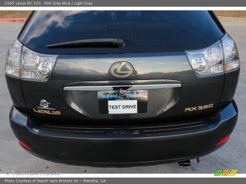 Flint Gray Mica / Light Gray 2005 Lexus RX 330