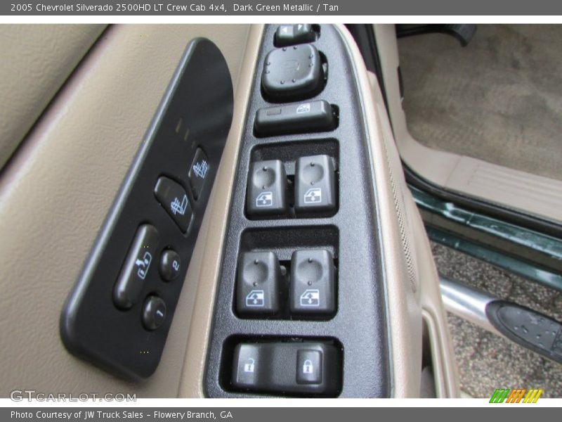 Dark Green Metallic / Tan 2005 Chevrolet Silverado 2500HD LT Crew Cab 4x4