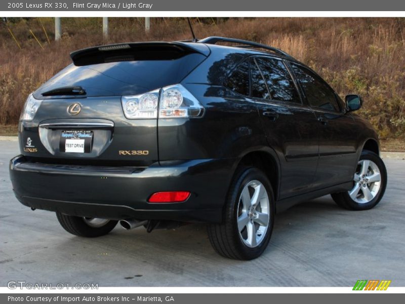 Flint Gray Mica / Light Gray 2005 Lexus RX 330
