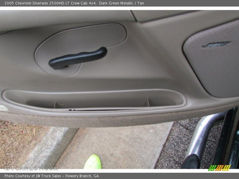 Dark Green Metallic / Tan 2005 Chevrolet Silverado 2500HD LT Crew Cab 4x4