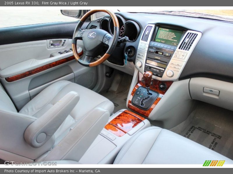 Flint Gray Mica / Light Gray 2005 Lexus RX 330