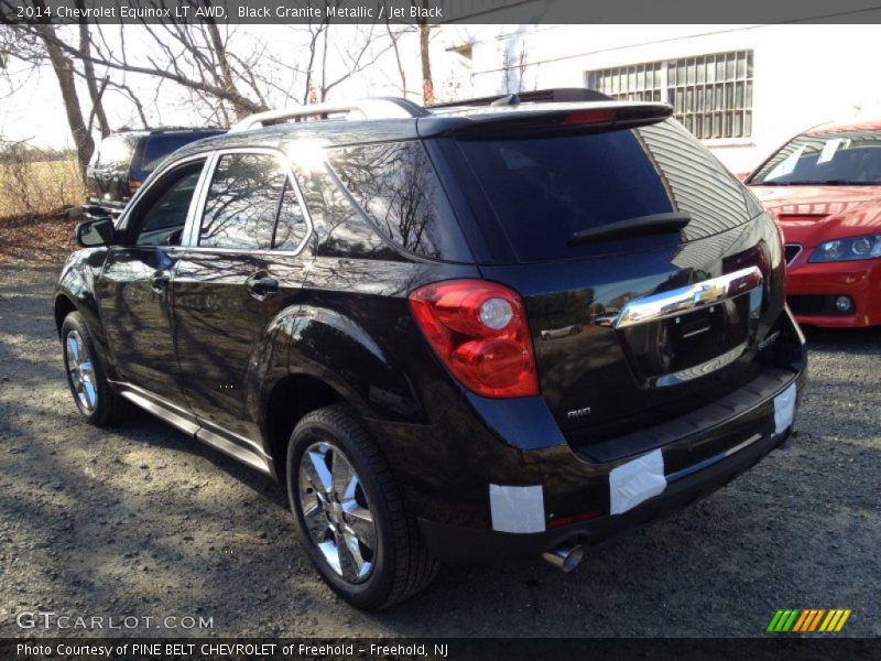 Black Granite Metallic / Jet Black 2014 Chevrolet Equinox LT AWD