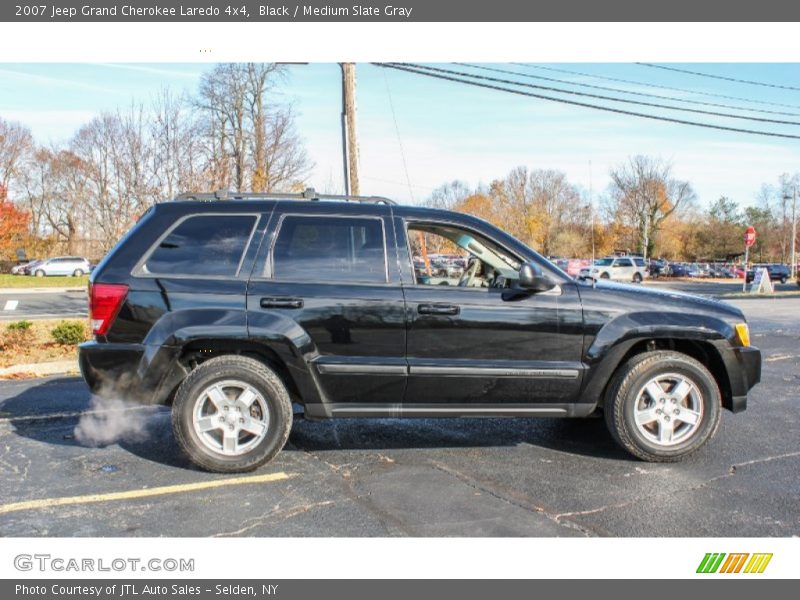 Black / Medium Slate Gray 2007 Jeep Grand Cherokee Laredo 4x4