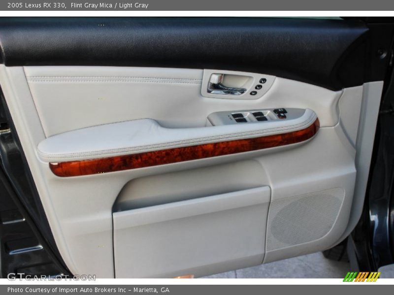 Flint Gray Mica / Light Gray 2005 Lexus RX 330