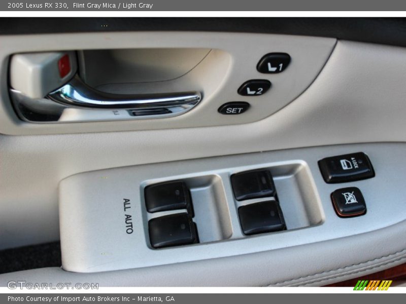 Flint Gray Mica / Light Gray 2005 Lexus RX 330