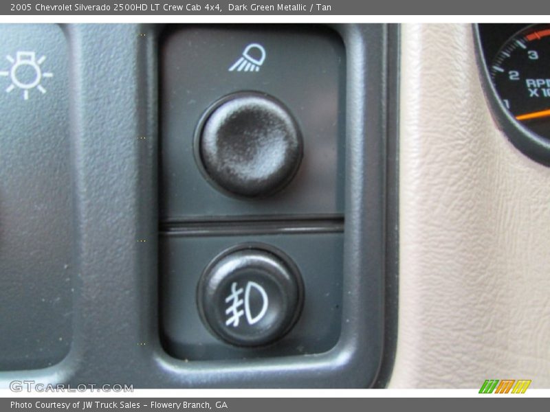Dark Green Metallic / Tan 2005 Chevrolet Silverado 2500HD LT Crew Cab 4x4