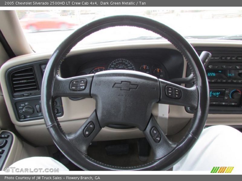 Dark Green Metallic / Tan 2005 Chevrolet Silverado 2500HD LT Crew Cab 4x4