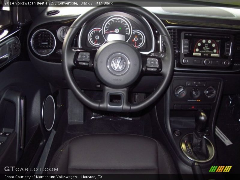 Black / Titan Black 2014 Volkswagen Beetle 2.5L Convertible
