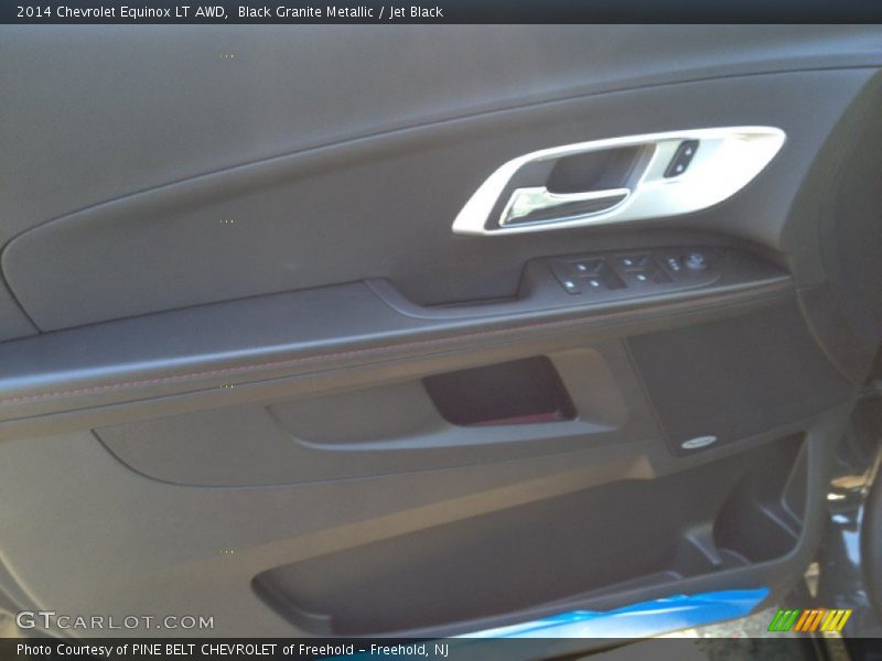 Black Granite Metallic / Jet Black 2014 Chevrolet Equinox LT AWD