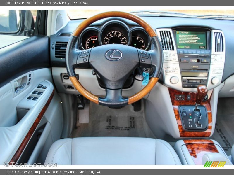 Flint Gray Mica / Light Gray 2005 Lexus RX 330