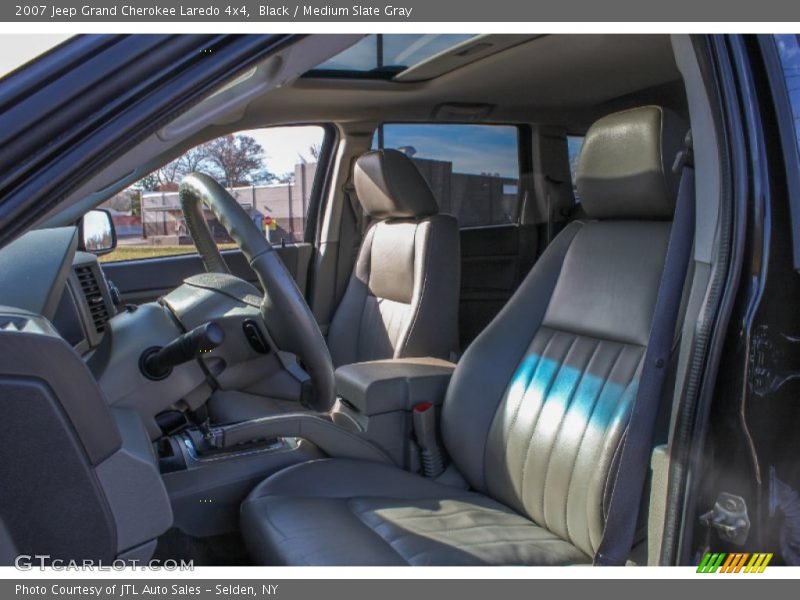 Black / Medium Slate Gray 2007 Jeep Grand Cherokee Laredo 4x4