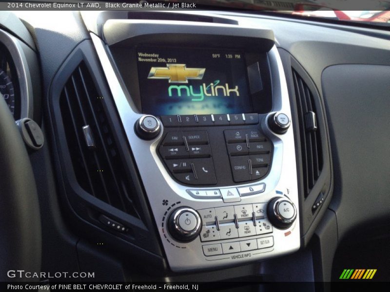 Black Granite Metallic / Jet Black 2014 Chevrolet Equinox LT AWD