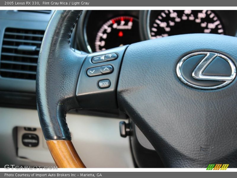 Flint Gray Mica / Light Gray 2005 Lexus RX 330