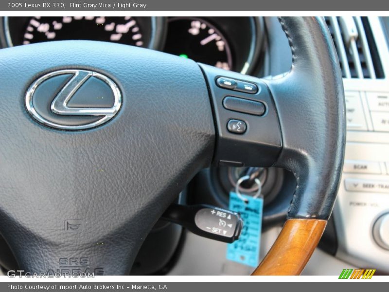 Flint Gray Mica / Light Gray 2005 Lexus RX 330