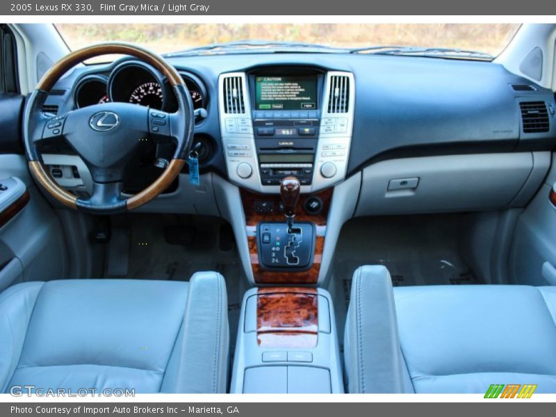 Flint Gray Mica / Light Gray 2005 Lexus RX 330