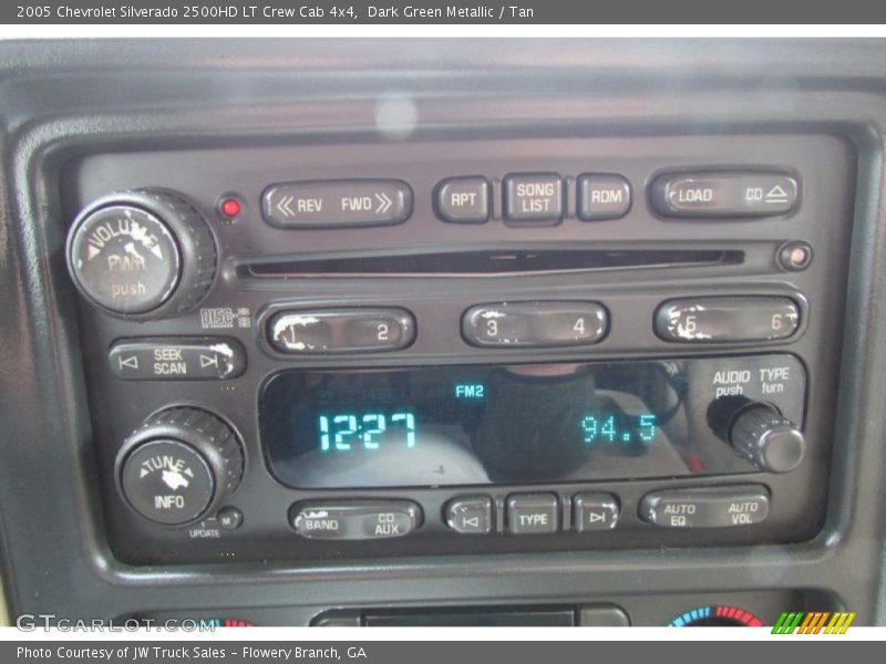 Dark Green Metallic / Tan 2005 Chevrolet Silverado 2500HD LT Crew Cab 4x4