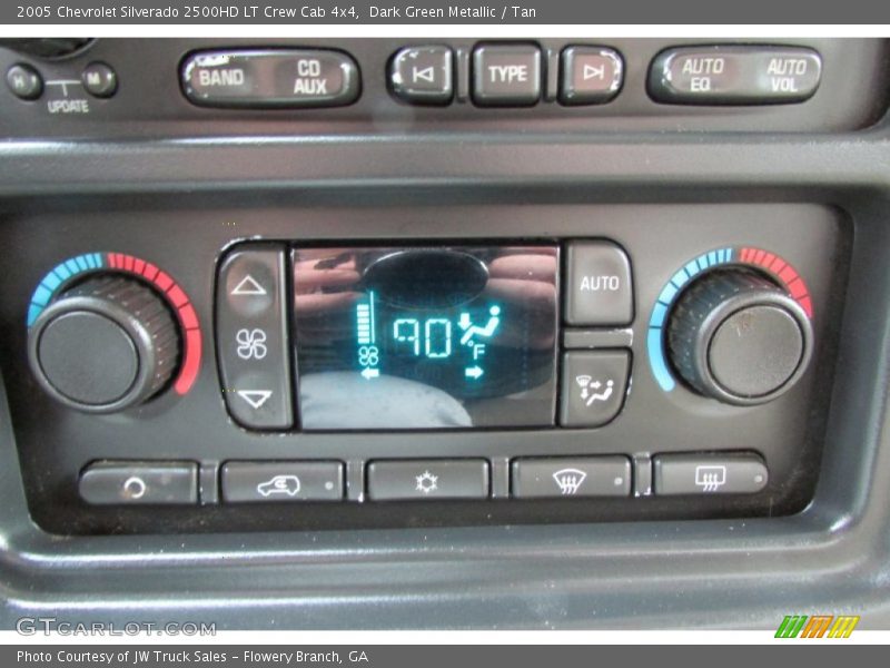 Dark Green Metallic / Tan 2005 Chevrolet Silverado 2500HD LT Crew Cab 4x4