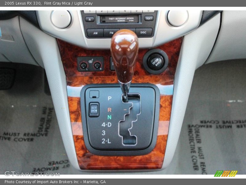Flint Gray Mica / Light Gray 2005 Lexus RX 330