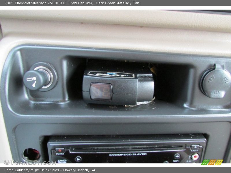 Dark Green Metallic / Tan 2005 Chevrolet Silverado 2500HD LT Crew Cab 4x4