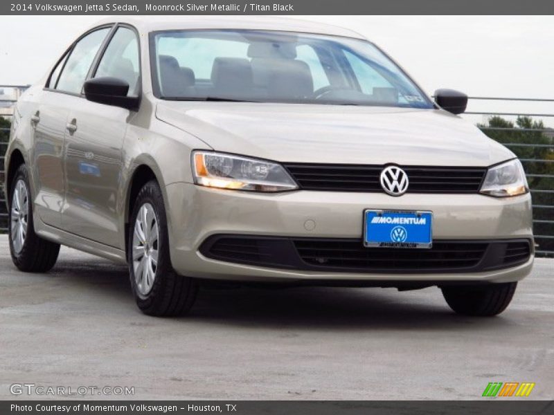 Moonrock Silver Metallic / Titan Black 2014 Volkswagen Jetta S Sedan