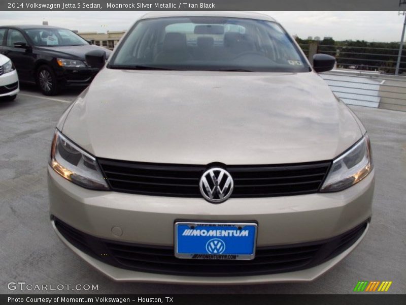 Moonrock Silver Metallic / Titan Black 2014 Volkswagen Jetta S Sedan