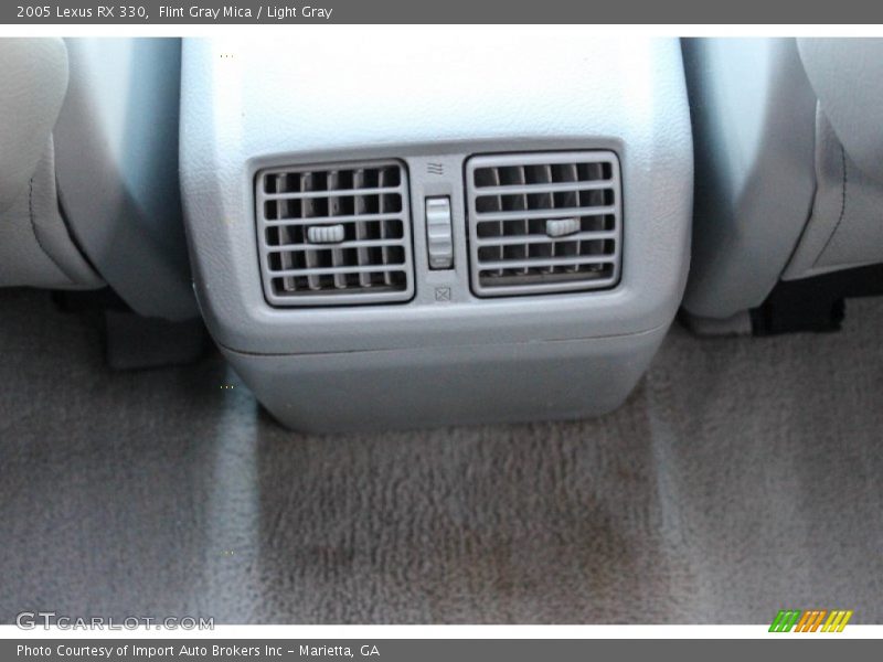 Flint Gray Mica / Light Gray 2005 Lexus RX 330