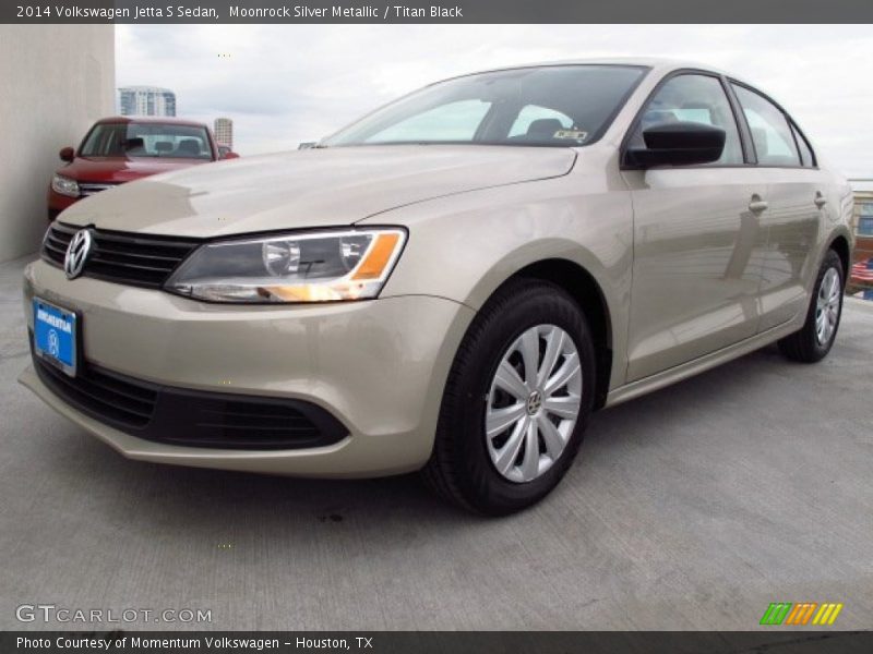 Moonrock Silver Metallic / Titan Black 2014 Volkswagen Jetta S Sedan