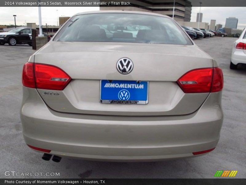 Moonrock Silver Metallic / Titan Black 2014 Volkswagen Jetta S Sedan