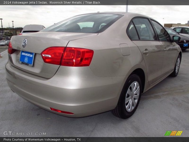 Moonrock Silver Metallic / Titan Black 2014 Volkswagen Jetta S Sedan