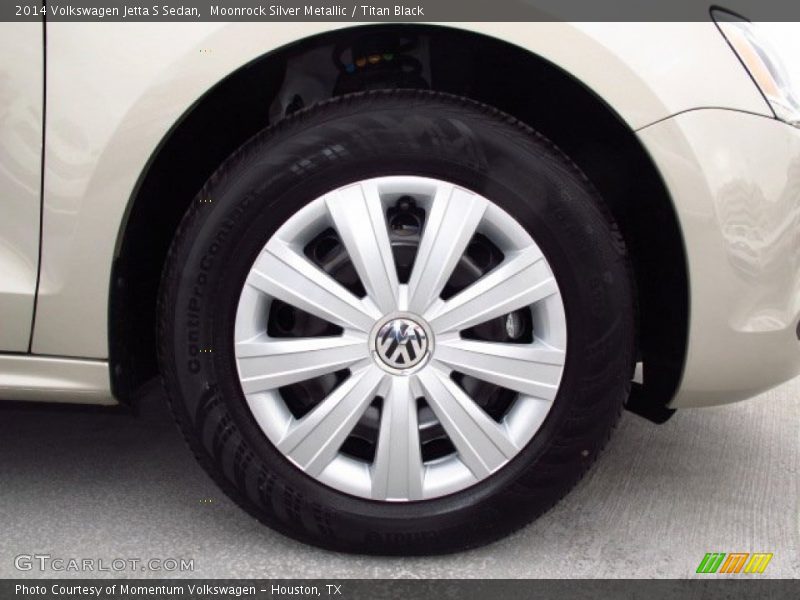 Moonrock Silver Metallic / Titan Black 2014 Volkswagen Jetta S Sedan