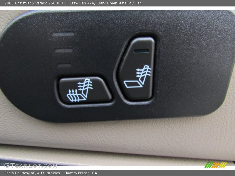 Dark Green Metallic / Tan 2005 Chevrolet Silverado 2500HD LT Crew Cab 4x4
