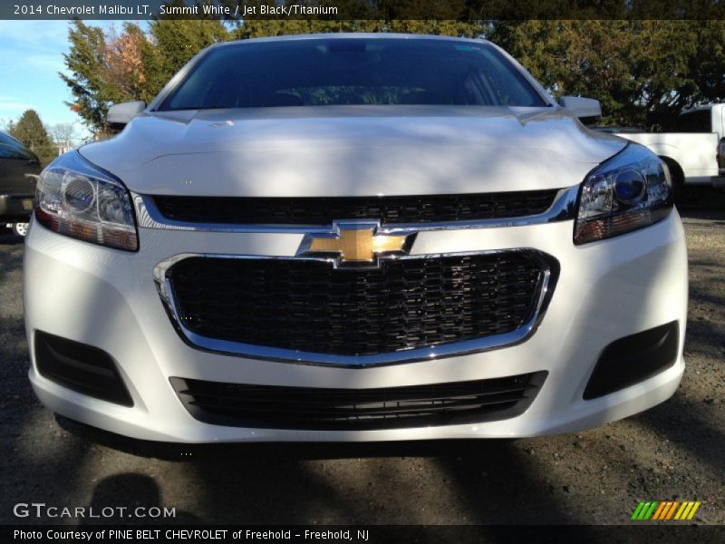 Summit White / Jet Black/Titanium 2014 Chevrolet Malibu LT
