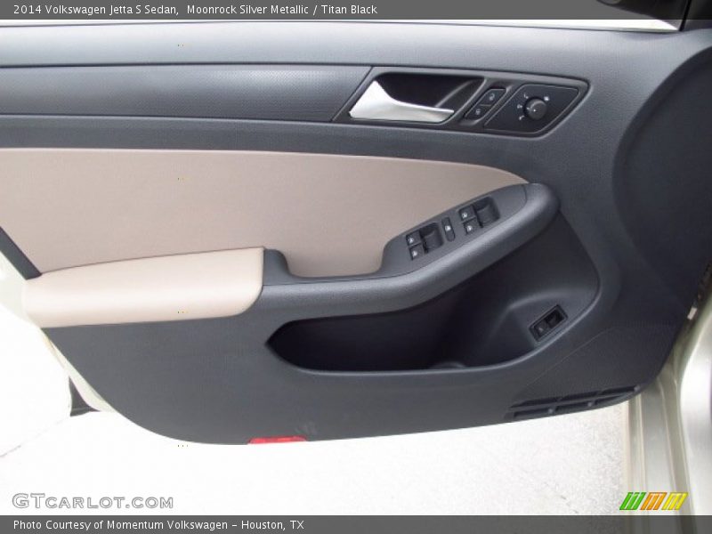 Moonrock Silver Metallic / Titan Black 2014 Volkswagen Jetta S Sedan