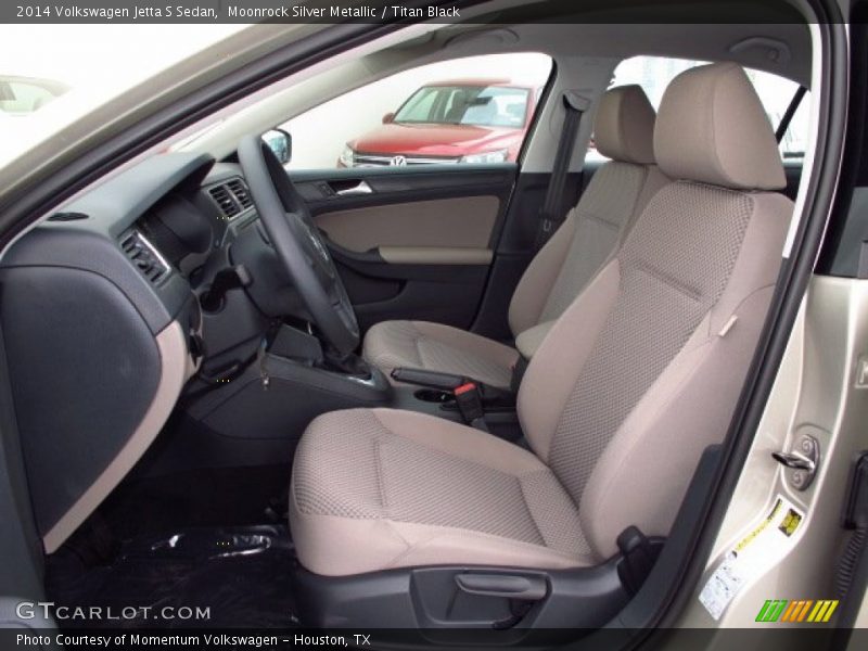 Moonrock Silver Metallic / Titan Black 2014 Volkswagen Jetta S Sedan
