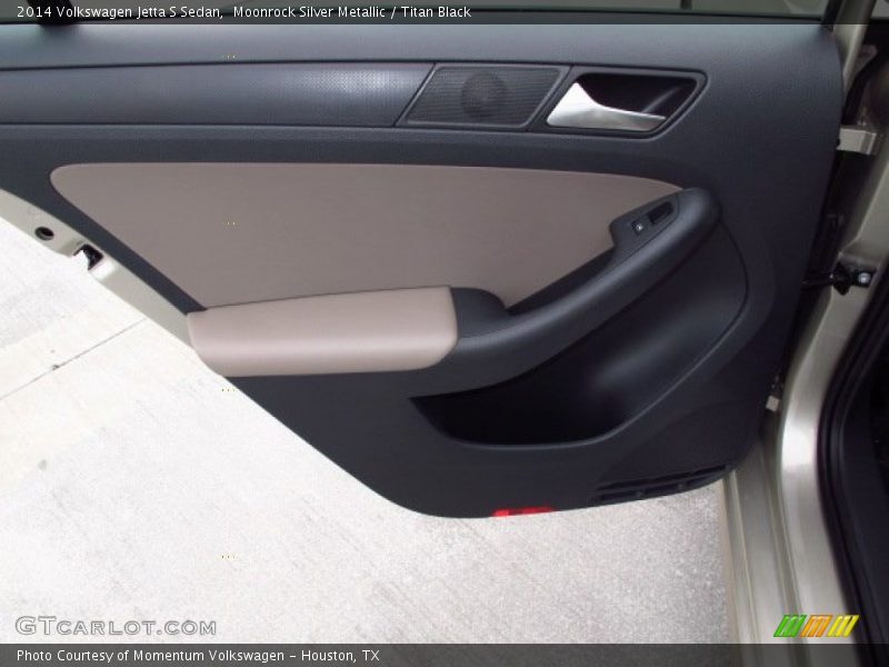 Moonrock Silver Metallic / Titan Black 2014 Volkswagen Jetta S Sedan