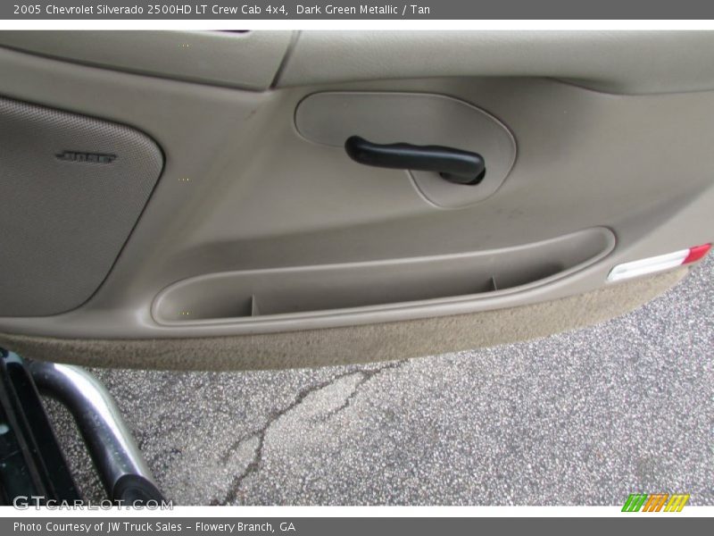 Dark Green Metallic / Tan 2005 Chevrolet Silverado 2500HD LT Crew Cab 4x4