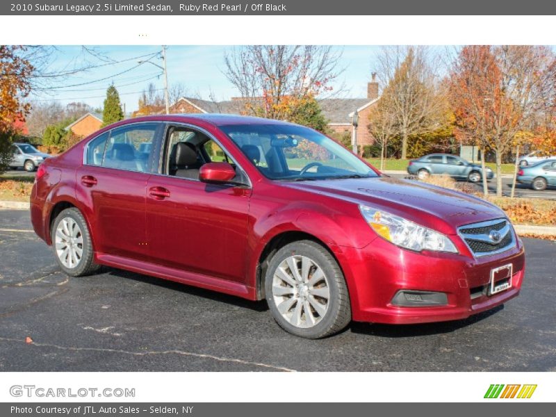 Front 3/4 View of 2010 Legacy 2.5i Limited Sedan