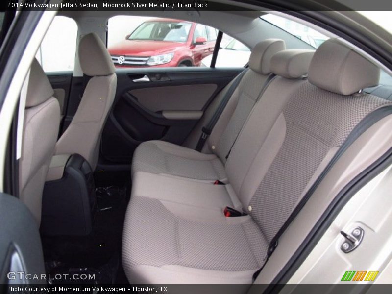 Moonrock Silver Metallic / Titan Black 2014 Volkswagen Jetta S Sedan
