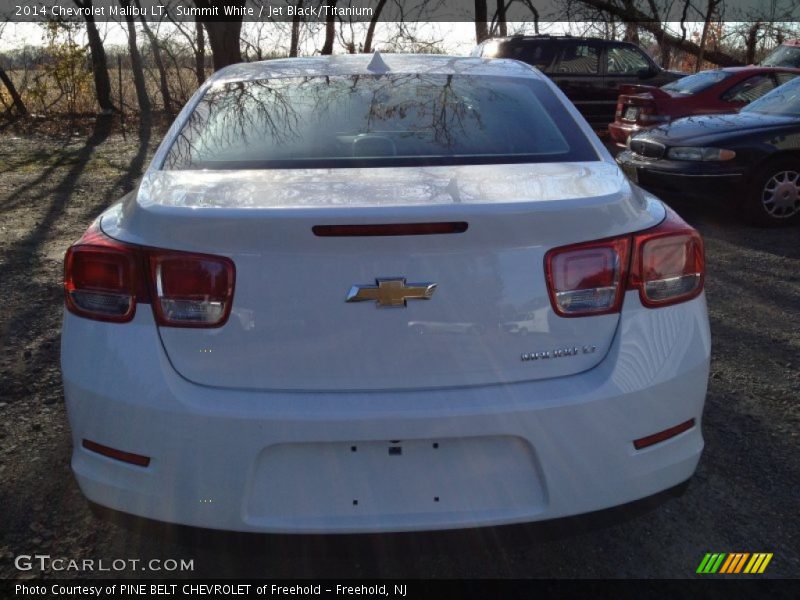 Summit White / Jet Black/Titanium 2014 Chevrolet Malibu LT
