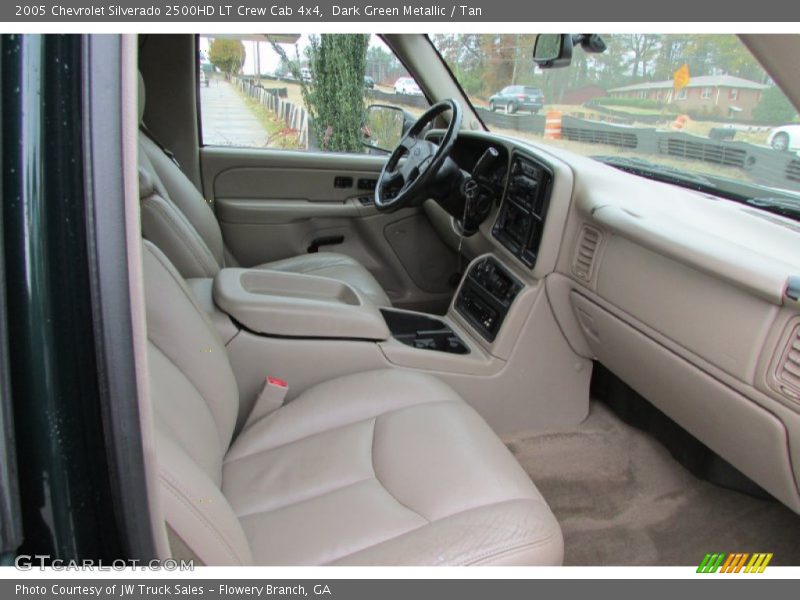 Dark Green Metallic / Tan 2005 Chevrolet Silverado 2500HD LT Crew Cab 4x4